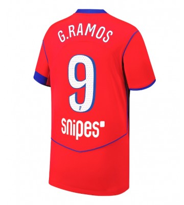 Paris Saint-Germain Goncalo Ramos #9 Tredjetröja 2025-26 Kortärmad